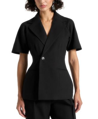 Malika Structured Short Sleeve Blazer