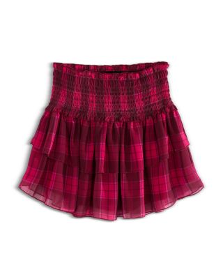 Girls' Bianca Tiered Ruffled Sheer Skirt – Big Kid