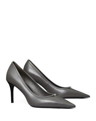 Women's Double T Leather Pumps