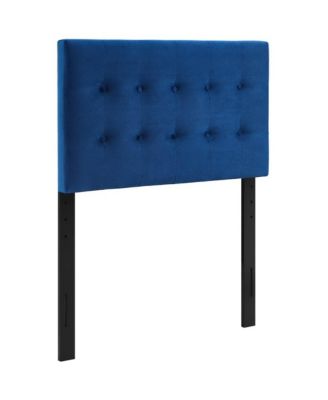 Emily Biscuit Tufted Performance Velvet Headboard, Twin