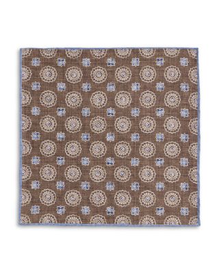 Medallion Silk Pocket Square 