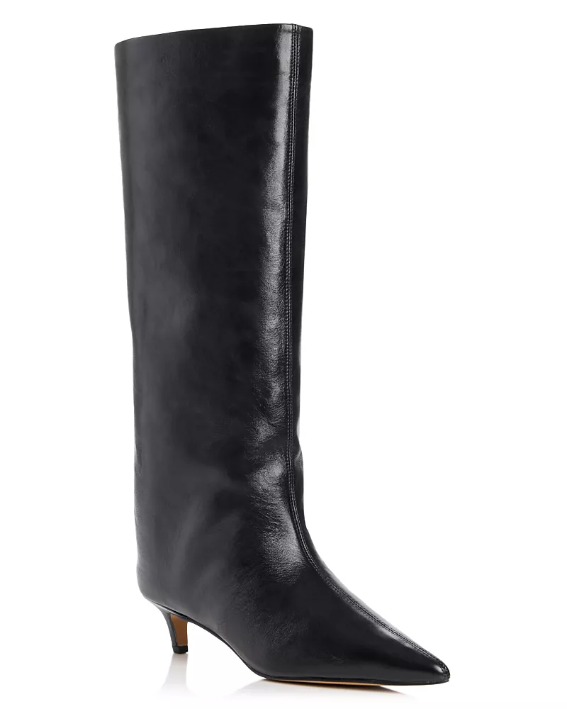 Steve Madden Women's Lychee Leather Knee High Boots