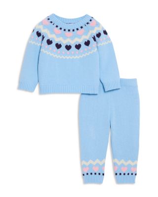 Girls' Heart Fairisle Sweater & Pants Set - Baby