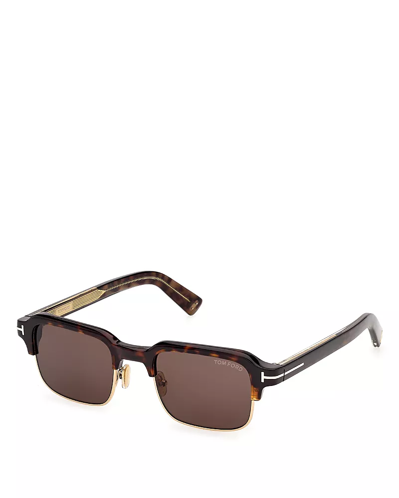 Tom Ford Browline Sunglasses, 50mm