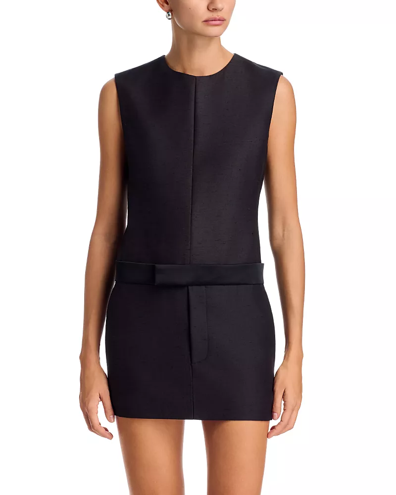 alexanderwang Sleeveless Tuxedo Mini Dress