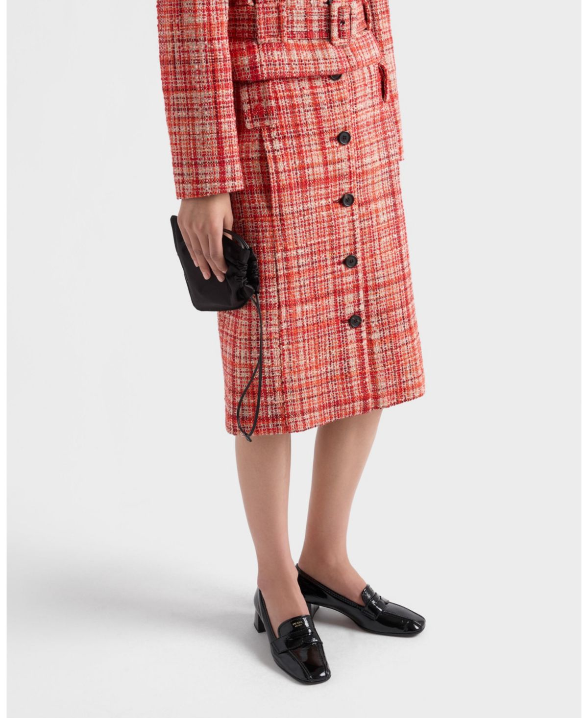 Tweed Midi Skirt - Exclusive thumbnail 8