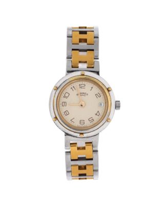 Clipper Quartz Watch in Stainless Steel with Plated Metal 24mm