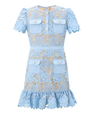  Girls' Juliana Embroidered Mini Dress - Little Kid, Big Kid