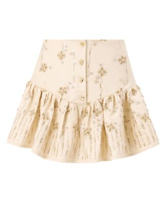 Girls' Adriana Beaded Mini Skirt - Little Kid, Big Kid