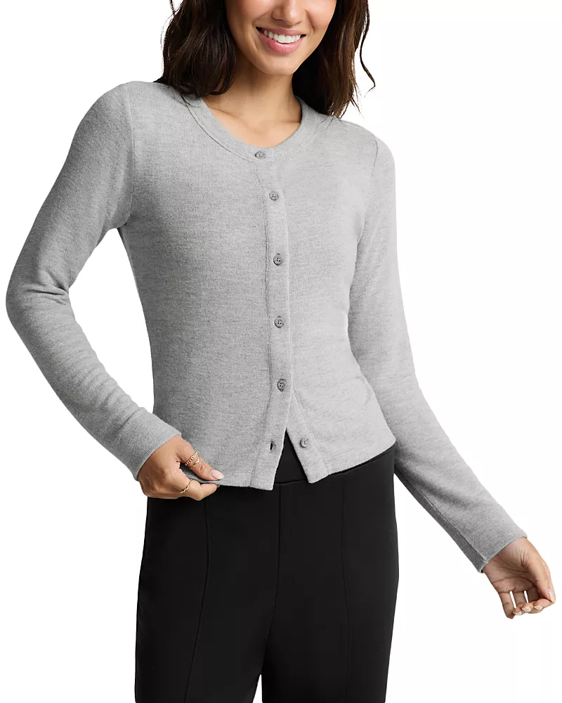 Beyond Yoga Crewneck Fitted Cardigan