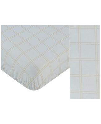 Unisex Whinny Plaid Fitted Bassinet Sheet - Baby