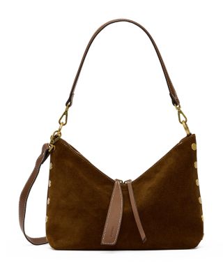 Grace Suede Convertible Shoulder Bag