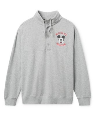 Disney Mock Neck Button Up Fleece