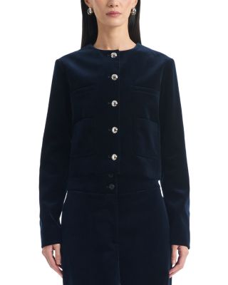 Bernadette Cotton Blend Slim Fit Jacket