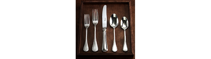 Couzon Le Perle Table Fork In Silver