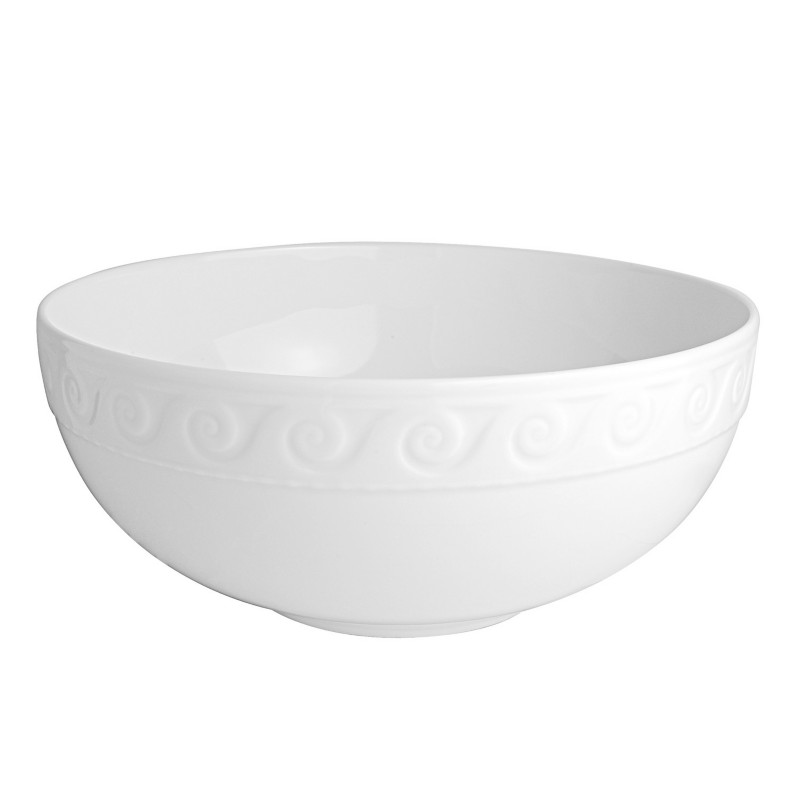 Bernardaud Louvre Salad Bowl, Large in White