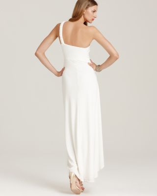 Max & Cleo One Shoulder Gown - Grecian | Bloomingdale's Women