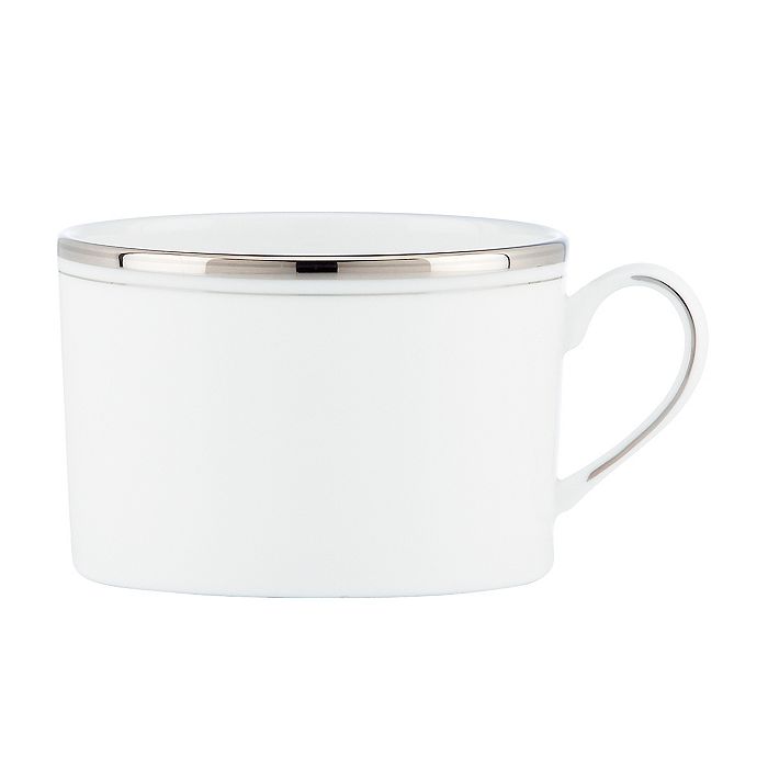 Kate Spade New York Library Lane Cup In White/platinum