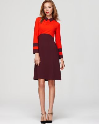 knee length dresses for ladies MARC JACOBS Size 4 Black Polyester Solid Belted Dress main image 0