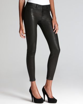 J Brand - Pants - Leather Super Skinny in Noir