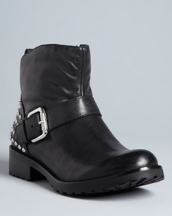 GUESS Studded Moto Booties - Robbyn | Bloomingdale's