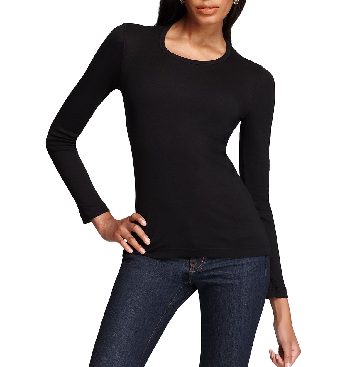 Splendid 1X1 Crewneck Tee