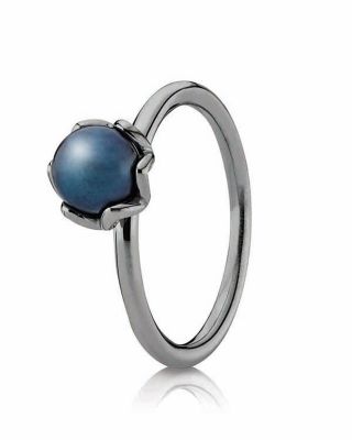 Pandora black deals pearl ring