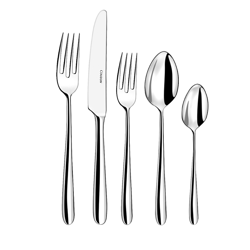 Couzon Fusain 5-piece Place Setting In Polished