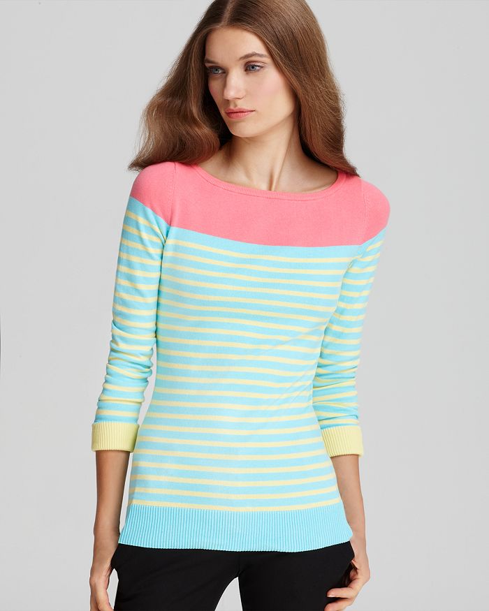 Lilly boat outlet neck sweater