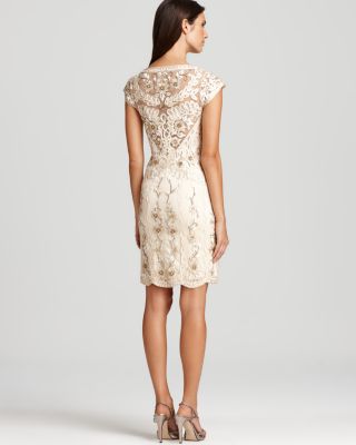 Sue Wong Beaded Dress - Cap Sleeve | Bloomingdale's Women
