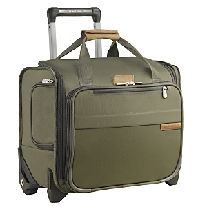 Briggs & Riley Baseline Rolling Cabin Bag In Olive