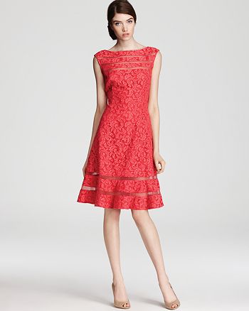 Adrianna Papell Lace Dress - Fit & Flare Horsewire | Bloomingdale's