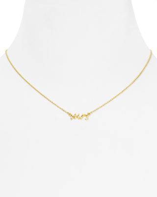 kate spade say yes mrs necklace