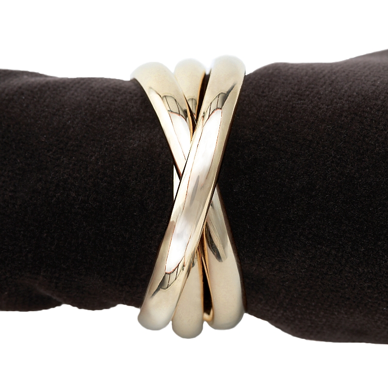 L'objet Three Ring 4-piece 24k Goldplated Napkin Jewel Set In Gold