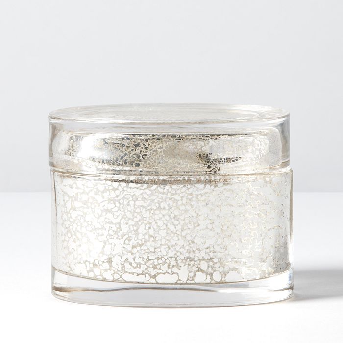 Kassatex Vizcaya Cotton Jar In Glass