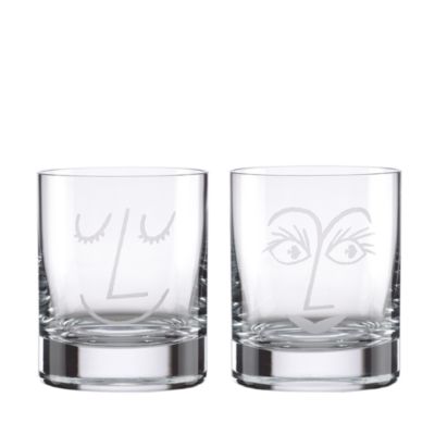 kate spade new york - Two of a Kind Bar Belles Double Old-Fashioned Glasses, Set of 2