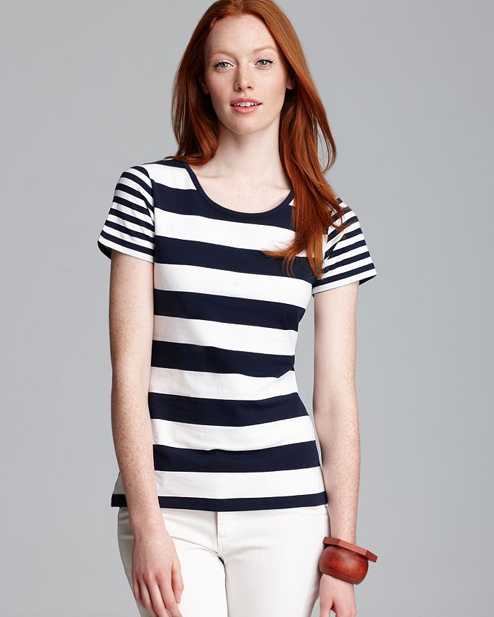 FRENCH CONNECTION Tee - Fun Stripe | Bloomingdale's