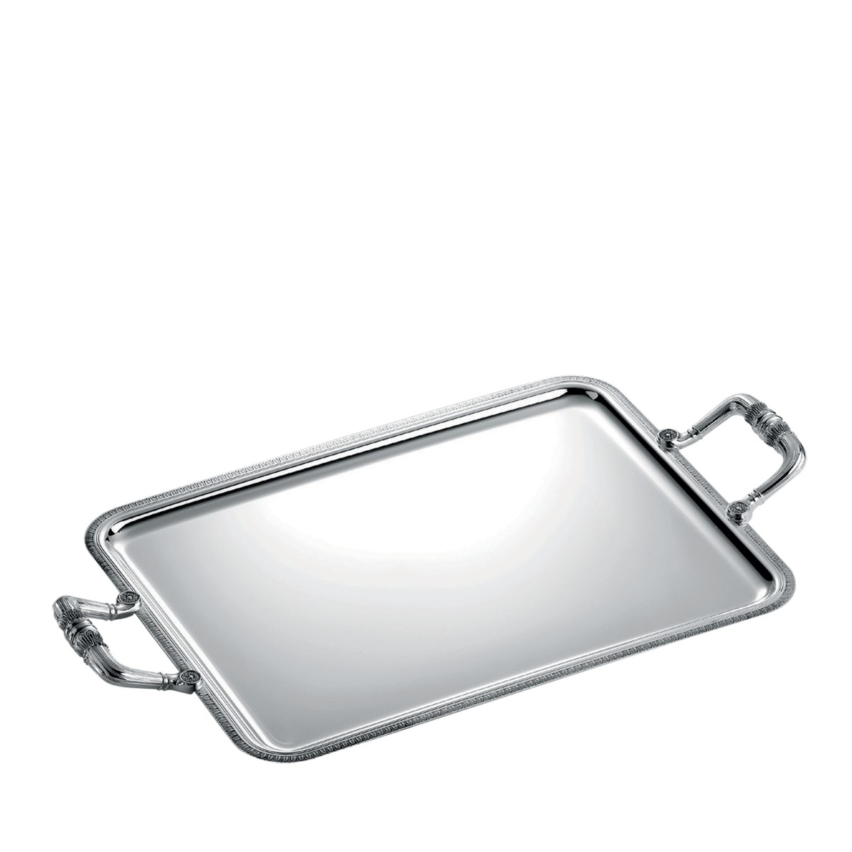 Christofle Malmaison Rectangular Tray in Silver