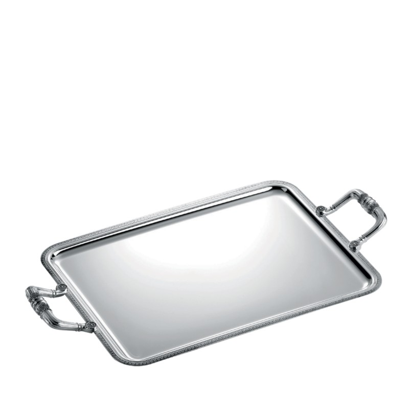 Christofle Malmaison Rectangular Tray in Silver