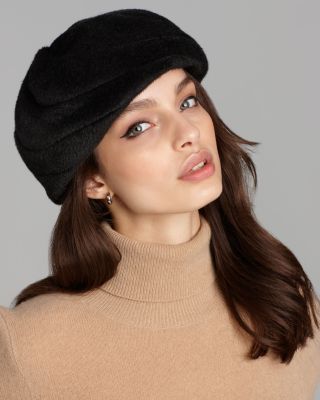 Eugenia Kim knit beret Eugenia Kim Leopard Knit Beret - Neutrals Hats, Accessories  main image 4