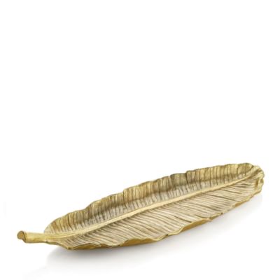 Michael Aram - Michael Aram Banana Leaf Large Gold Platter