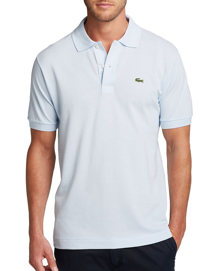 Lacoste Piqué Classic Fit Polo Shirt In Rill Blue