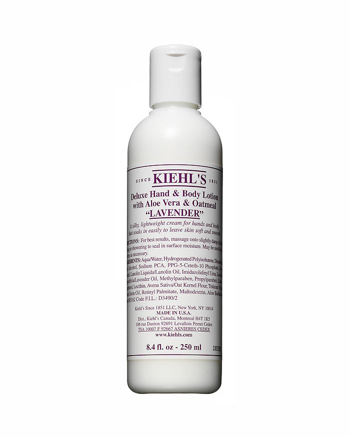 KIEHL'S SINCE 1851 1851 DELUXE HAND & BODY LOTION WITH ALOE VERA & OATMEAL IN LAVENDER,1401253