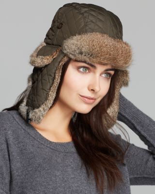 surell rabbit fur hat