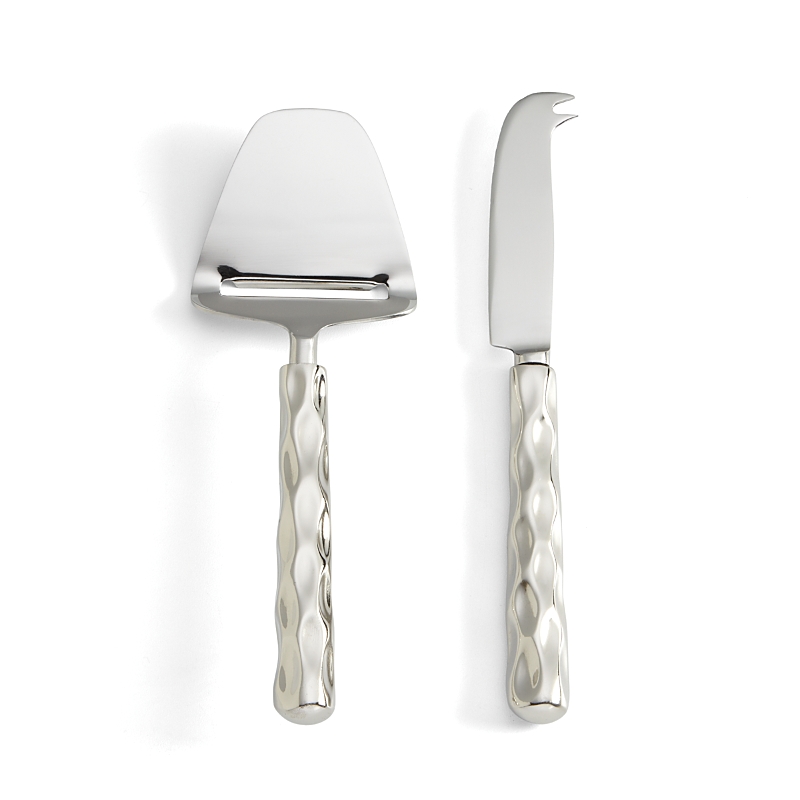 Michael Wainwright Truro Platinum Cheese Shaver & Knife Set In Platinum