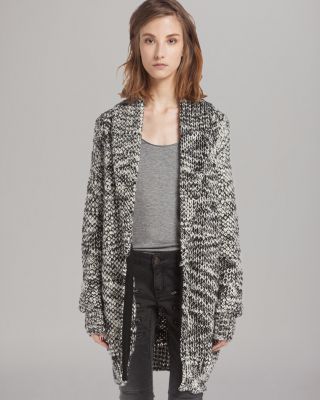 Maje Cardigan - Oversized Mottled 