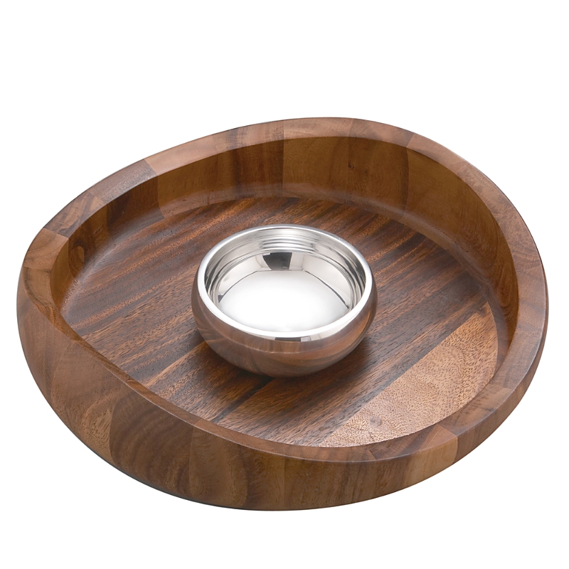 Nambe Butterfly Chip & Dip