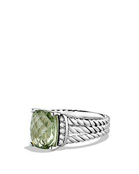 David Yurman - Petite Wheaton® Ring with Gemstone and Diamonds