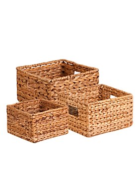 Honey Can Do - Honey Can Do Nesting Banana Leaf Baskets, Set of 3
