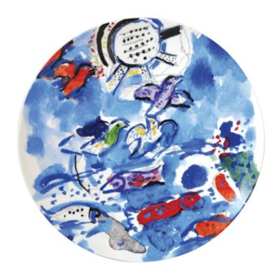 Bernardaud Marc Chagall Coupe Plate, Set of 6